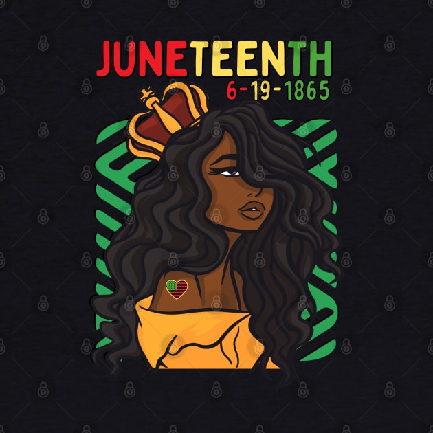 Juneteenth Melanin Queen by Hypnotic Highs